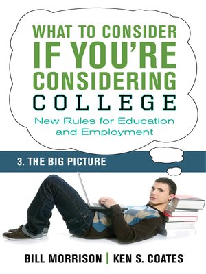 cover image of What to Consider if You're Considering College — the Big Picture